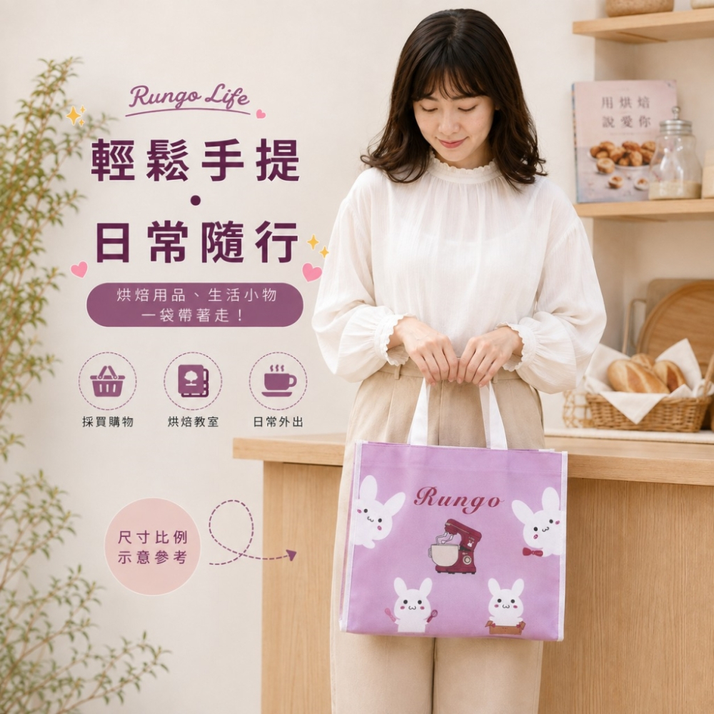 Rungo Life 不織布購物袋