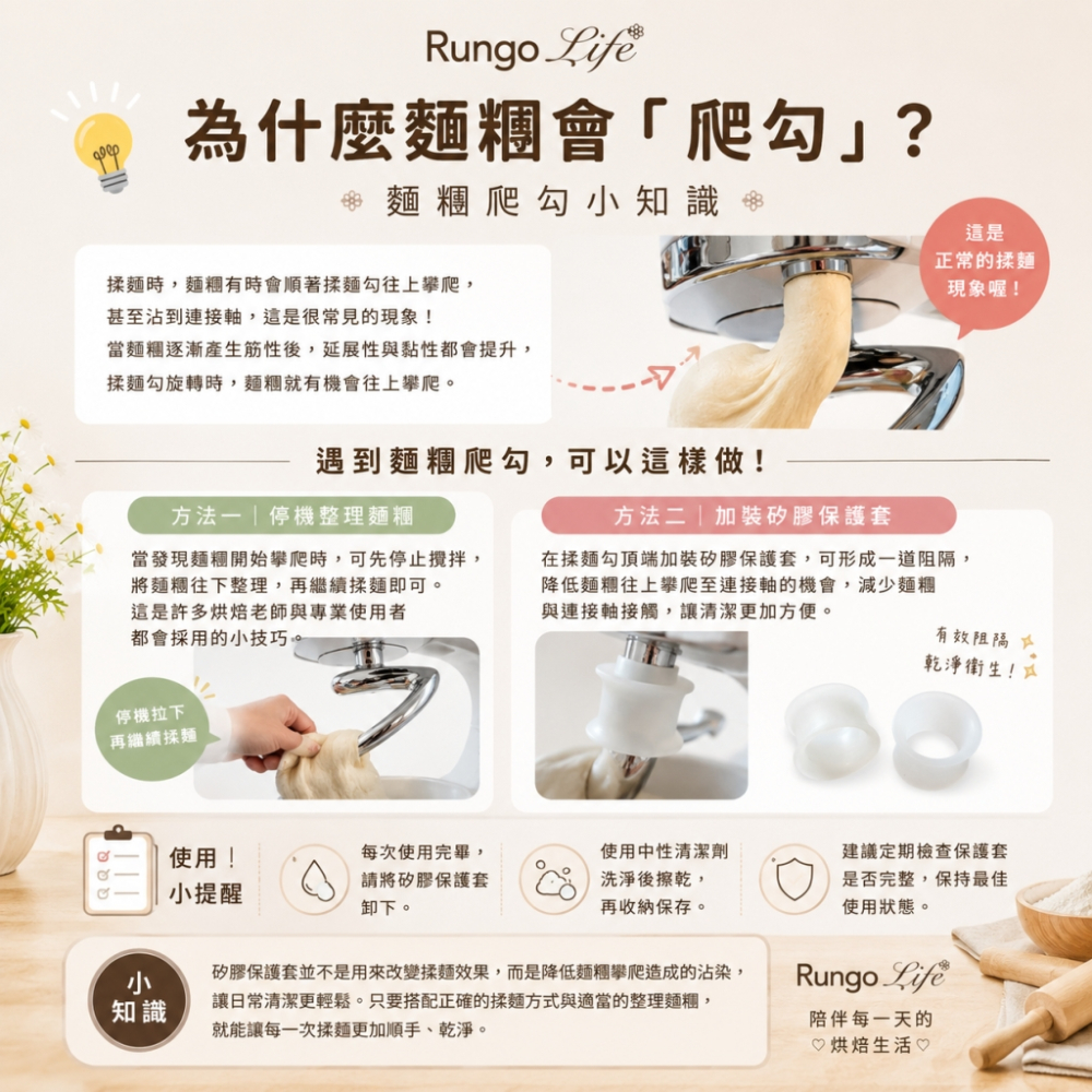配件-Rungo 雙軸攪拌機專用-矽膠保護套
