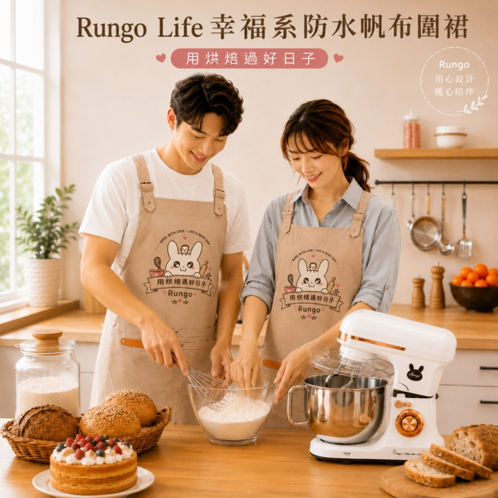 Rungo Life 幸福系防水帆布圍裙